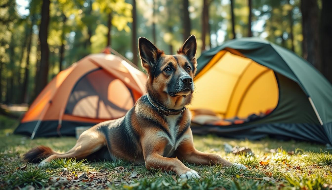 Campingetikette mit Hund auf Campingplätzen
