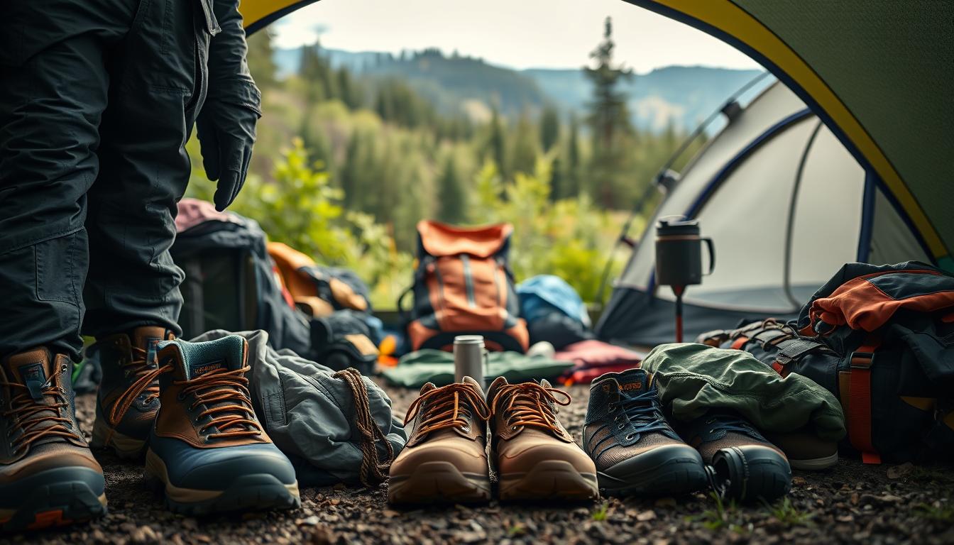 Campingkleidung Ausrüstung