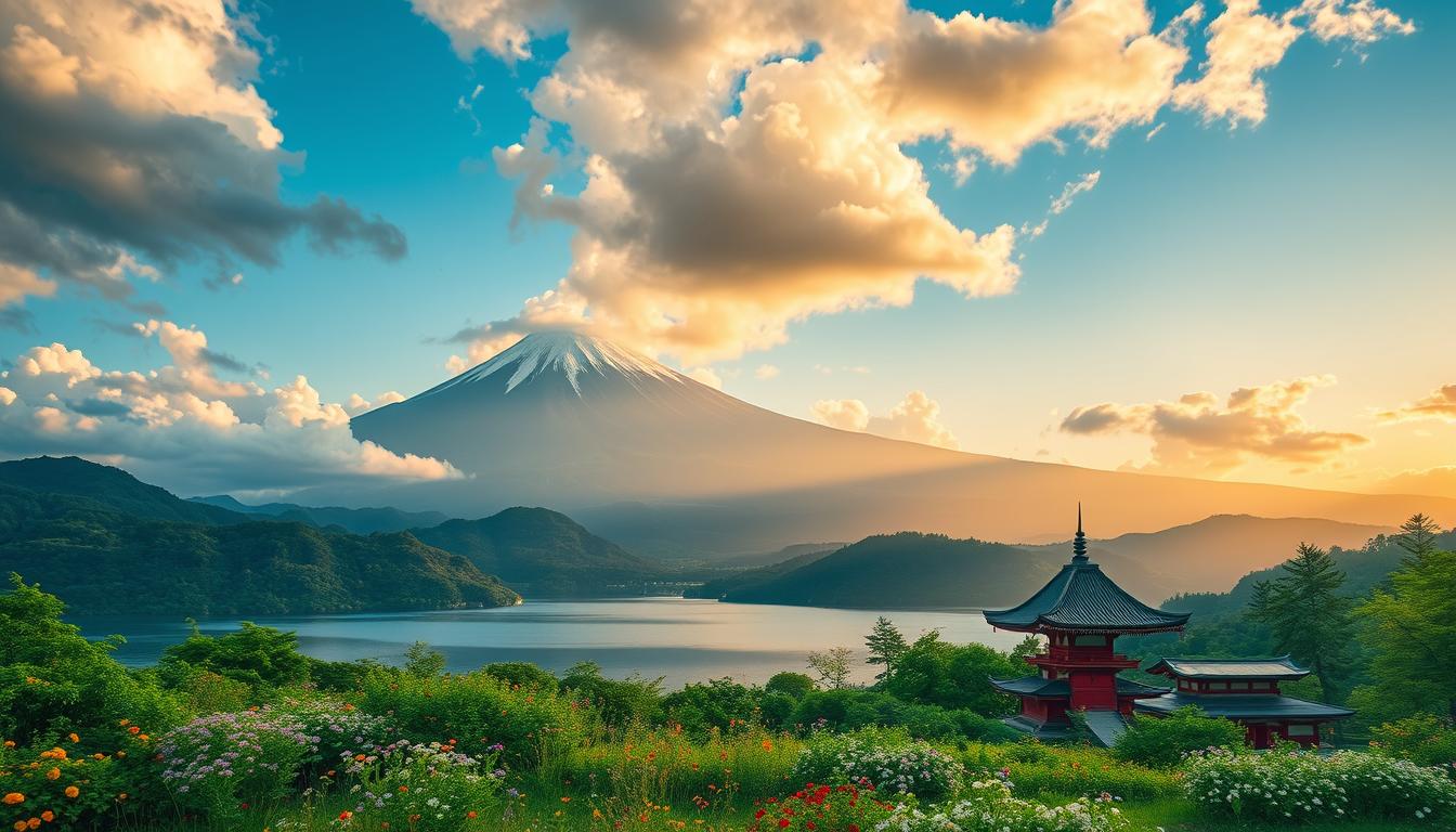 Hakone Vulkanlandschaft Fuji-Aussicht