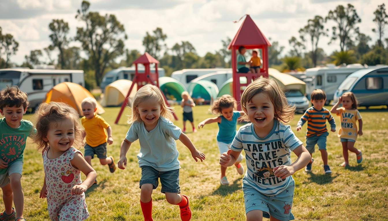 Kinderanimation auf dem Campingplatz