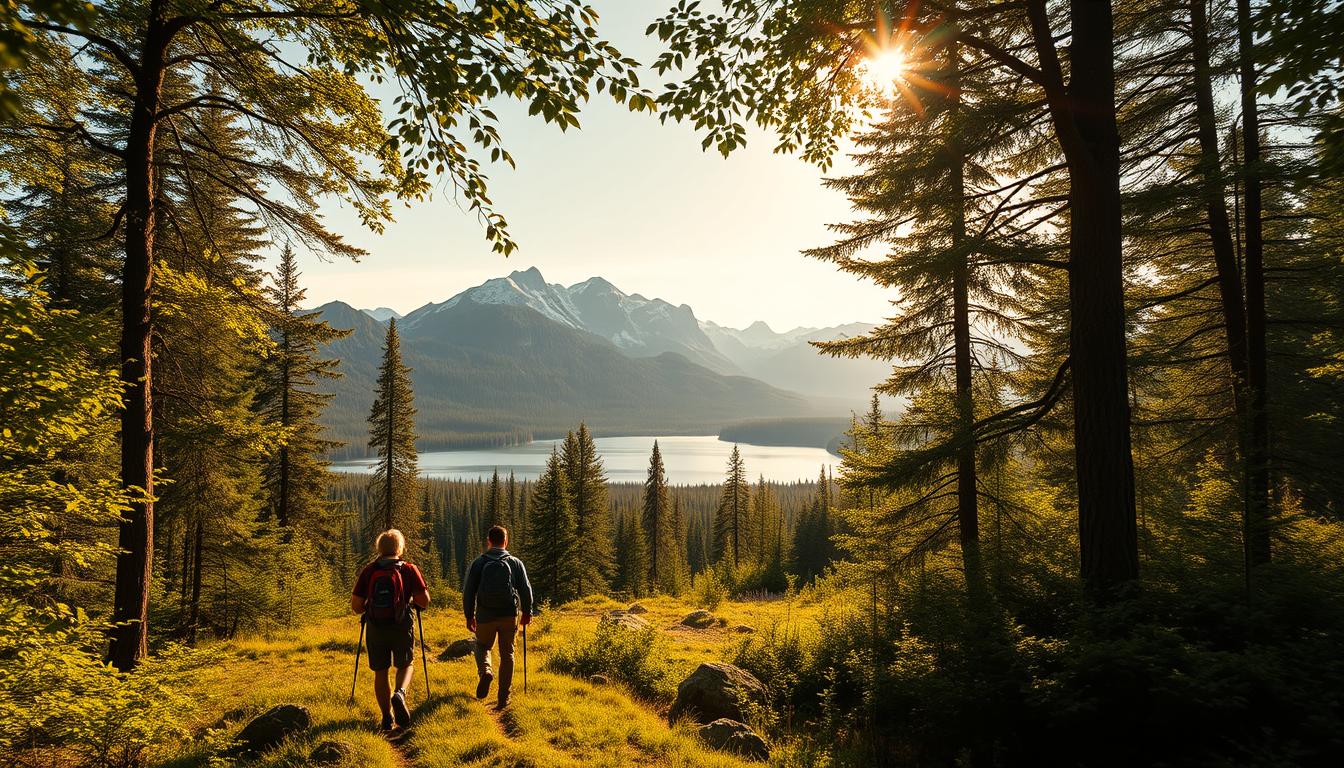 Schwedische Natur Outdoor-Aktivitäten