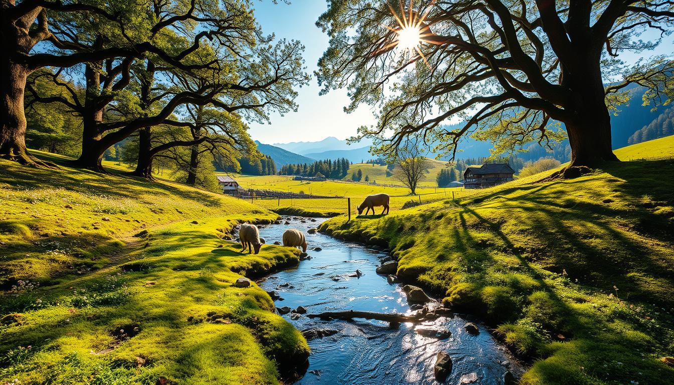 Schweizer Jura Naturlandschaft
