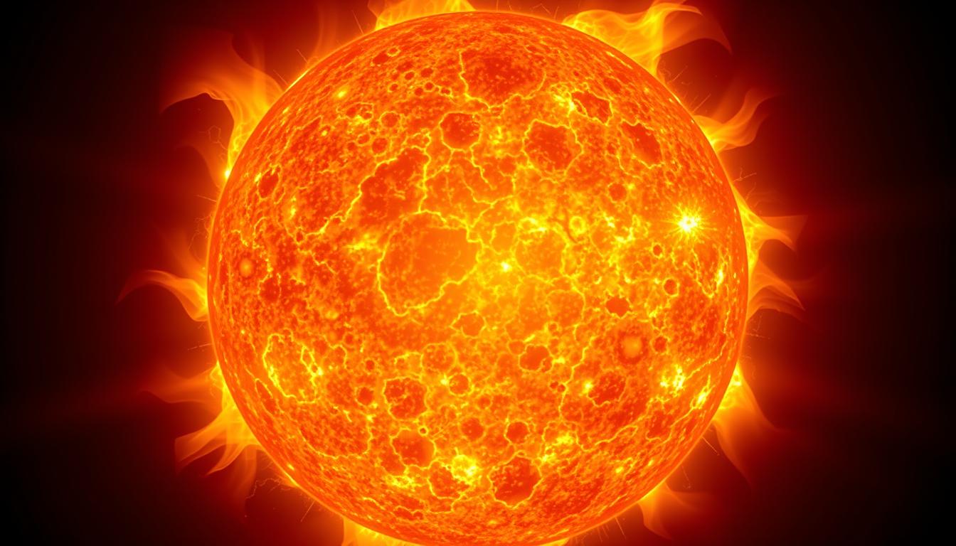 Sonnenaufbau Schichten